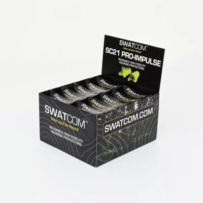 SWATCOM SC21 Pro Impulse Universal in ear hearing protection (10 Pack)