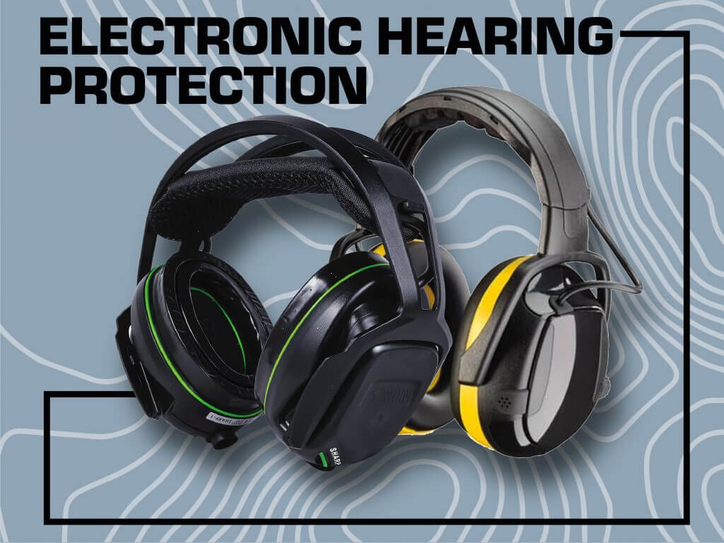 Electronic Ear Defenders Noise Cancelling, Active Listening