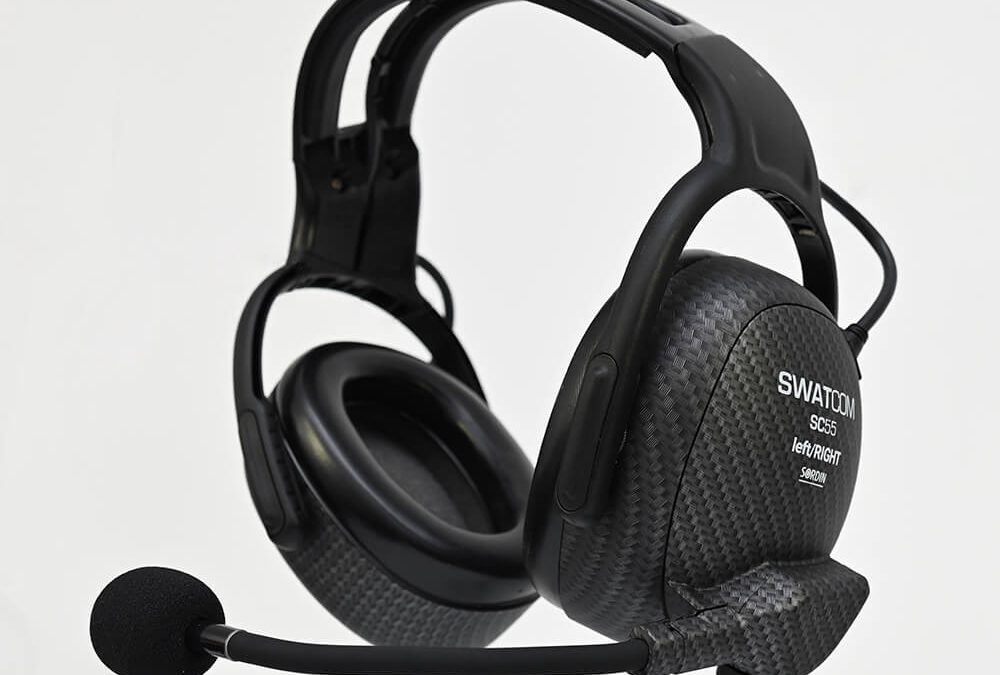 SWATCOM SC55 CC Passive Noise-Cancelling Headband Headset