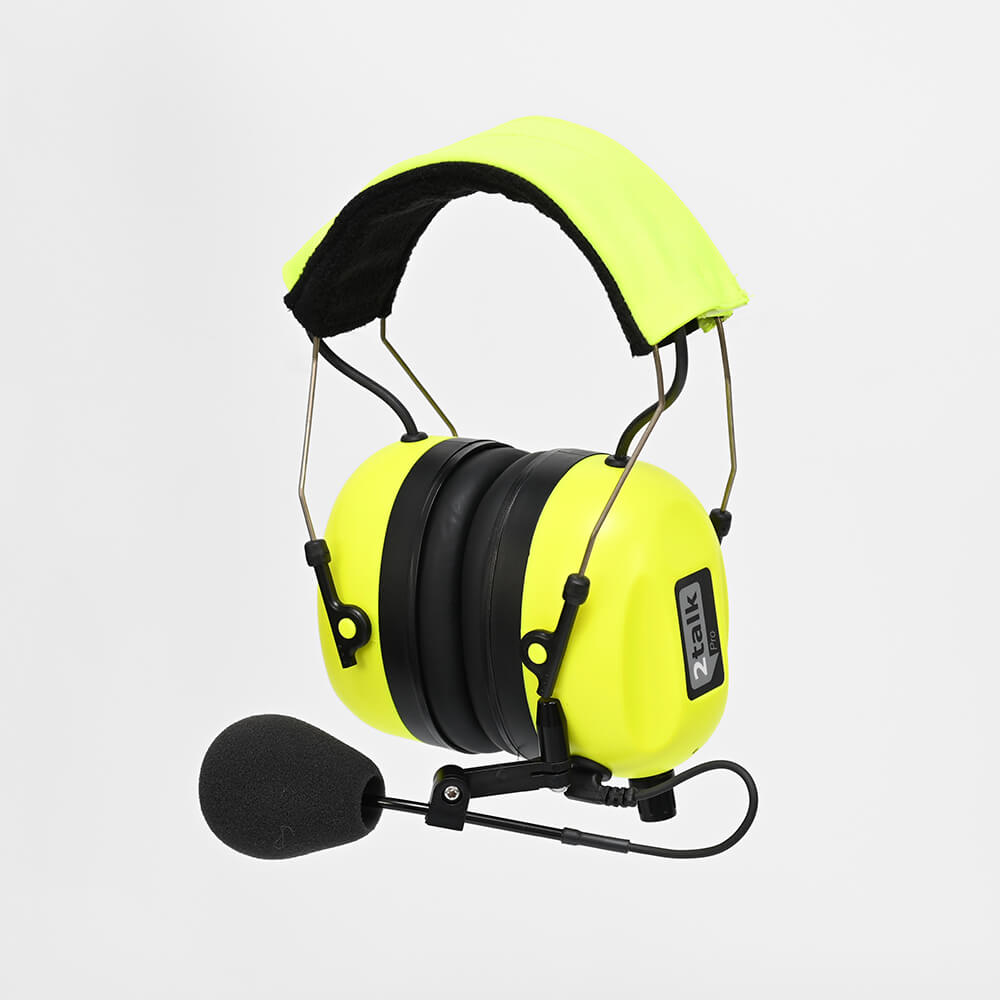 SWATCOM 2Talk Headband, Hi-Viz Yellow 