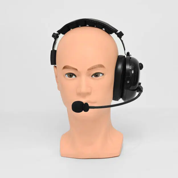 SWATCOM SC36 Heavy Duty Single Sided Headset with Boom mic, QD for radio lead - Image 5