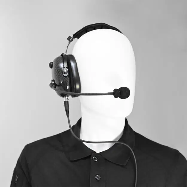 SWATCOM SC36 Heavy Duty Single Sided Headset with Boom mic, QD for radio lead - Image 8