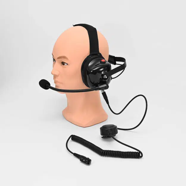 SWATCOM Heavy Duty Neckband Quick Disconnect Headset - Image 5