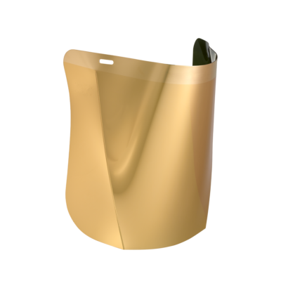 Hellberg Polycarbonate Goldplated Visor