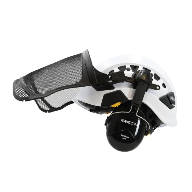 Petzl Vertex Vent Helmet with Ear Defenders and Visor - Image 4