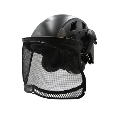 Petzl Strato Vent Helmet with Ear Defenders and Visor