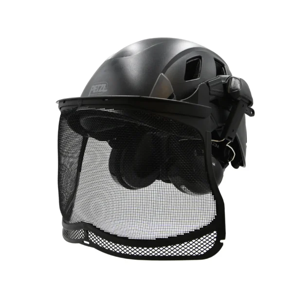 Petzl Strato Vent Helmet with Ear Defenders and Visor