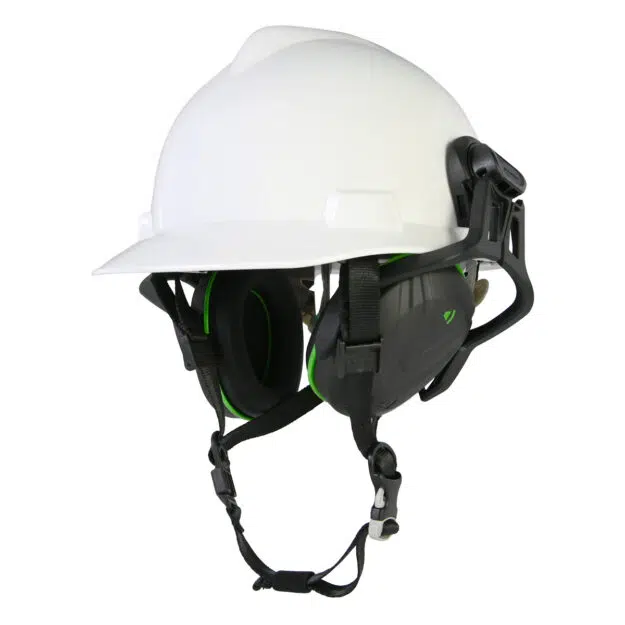 MSA V-Gard Hard hat with chin straps combos