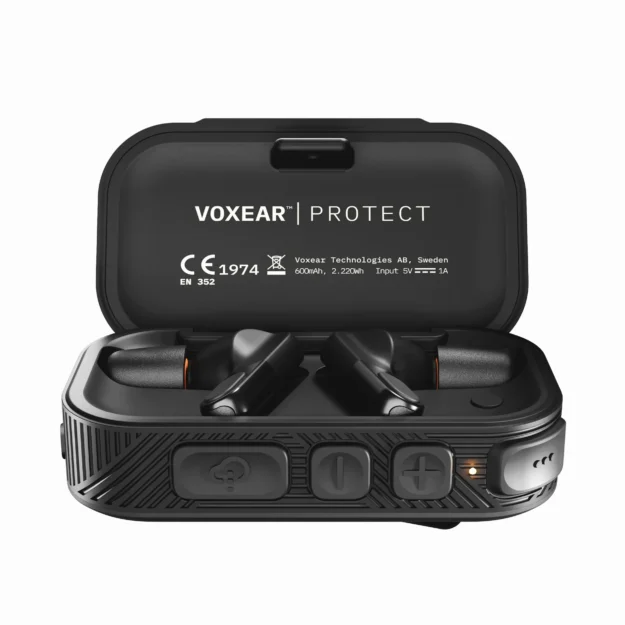 Voxear Protect Industrial Electronic Ear Plugs Charging Case
