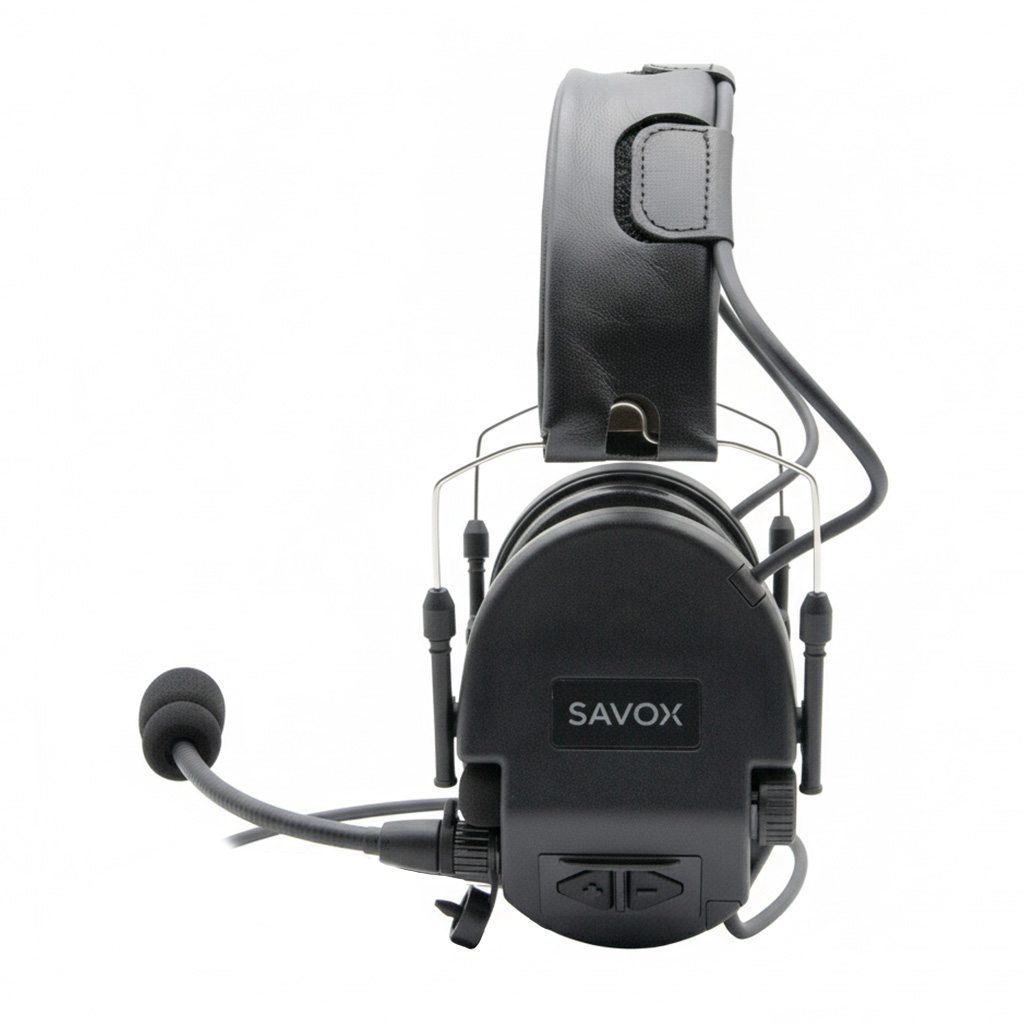 SAVOX Noise-COM 200 Trics Wired Tactical Communications Headset - Image 3