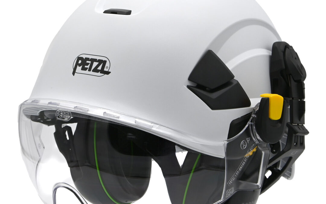 Petzl Vertex Non-Vented with Eye Shield and Ear Defenders – EN50365, EN166