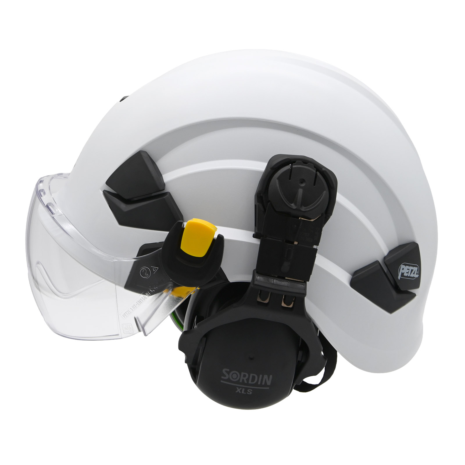 Petzl Vertex Non-Vented with Eye Shield and Ear Defenders - EN50365, EN166 - Image 2