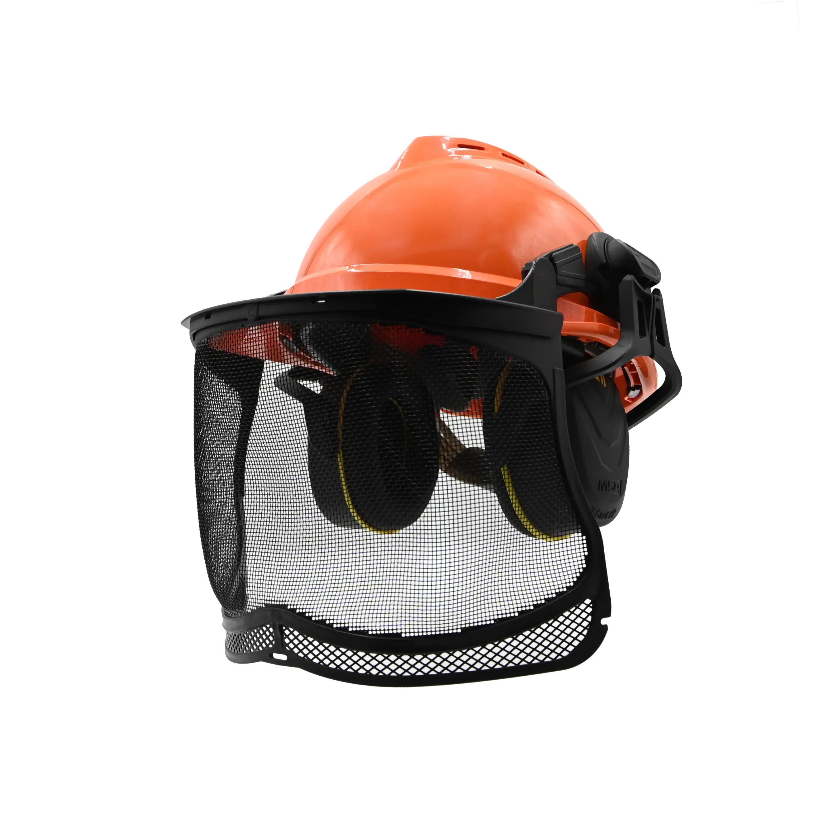 MSA V-Gard 500 Vented Helmet with Ear Defenders and Visor - EN397