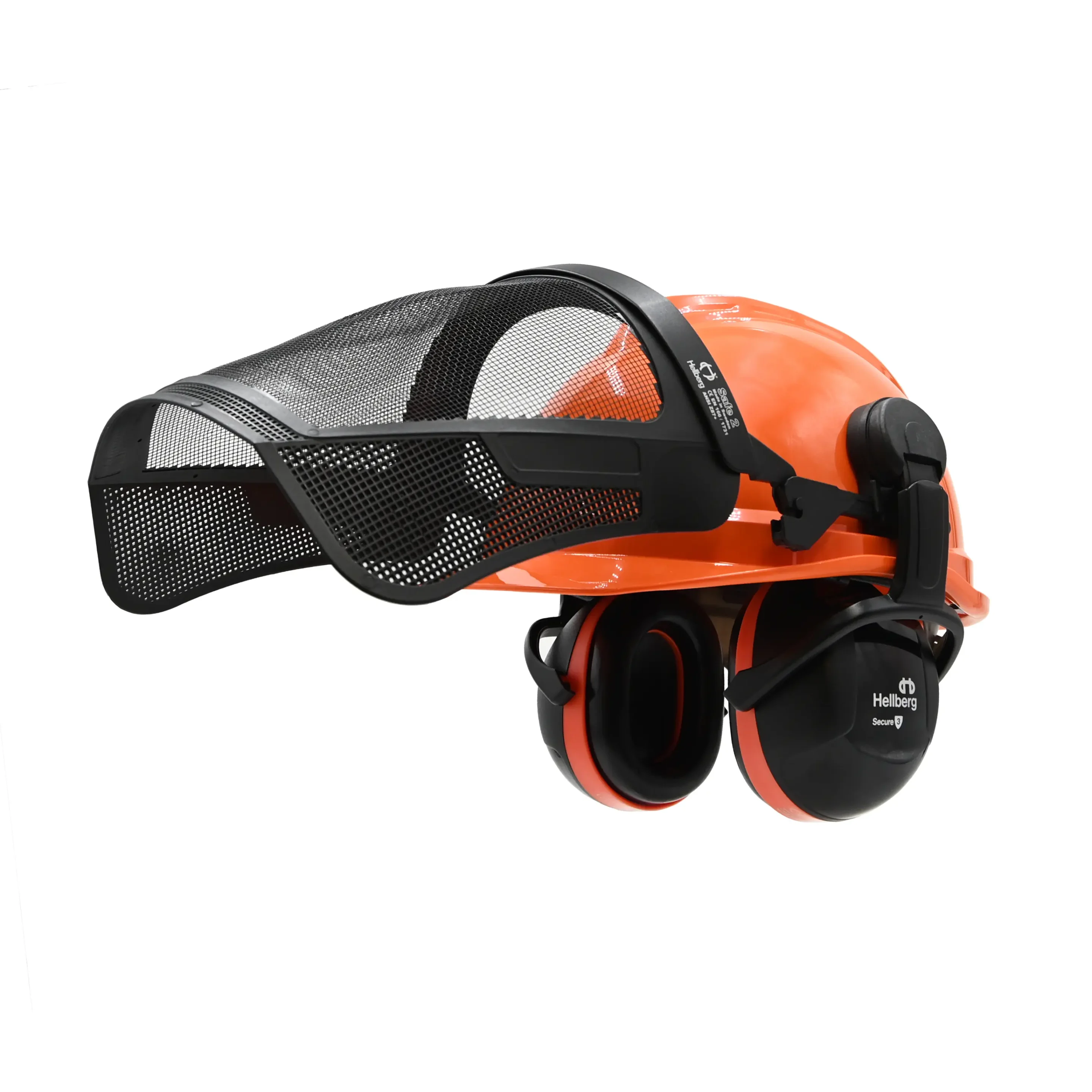 MSA V-Gard 500 Non-vented Helmet with Ear Defenders and Visor - EN14052 - Image 4