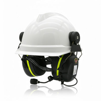 Safety Helmet with Two-way Radio Ear Defenders | ATEX/IECEx | Oil & Gas