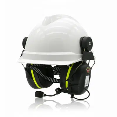 Safety Helmet with Two-way Radio Ear Defenders | ATEX/IECEx | Oil & Gas